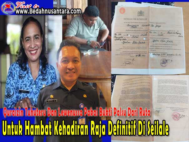 Berencana Halangi Pelantikan Raja Negeri Seilale, Quraizin Tuheteru Paksa Loppies Dan Kailola Ambil Data Palsu Dari Ruta 1 Jhon Kailola oke nice 2