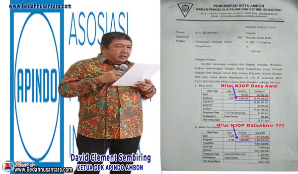 Sembiring : Pemkot Ambon Terindikasi Peras Pengusaha Lokal Lewat PBB, Walikota Ambon Jangan Diam Saja 2 Clement Sembiring Kasus OASIS 3