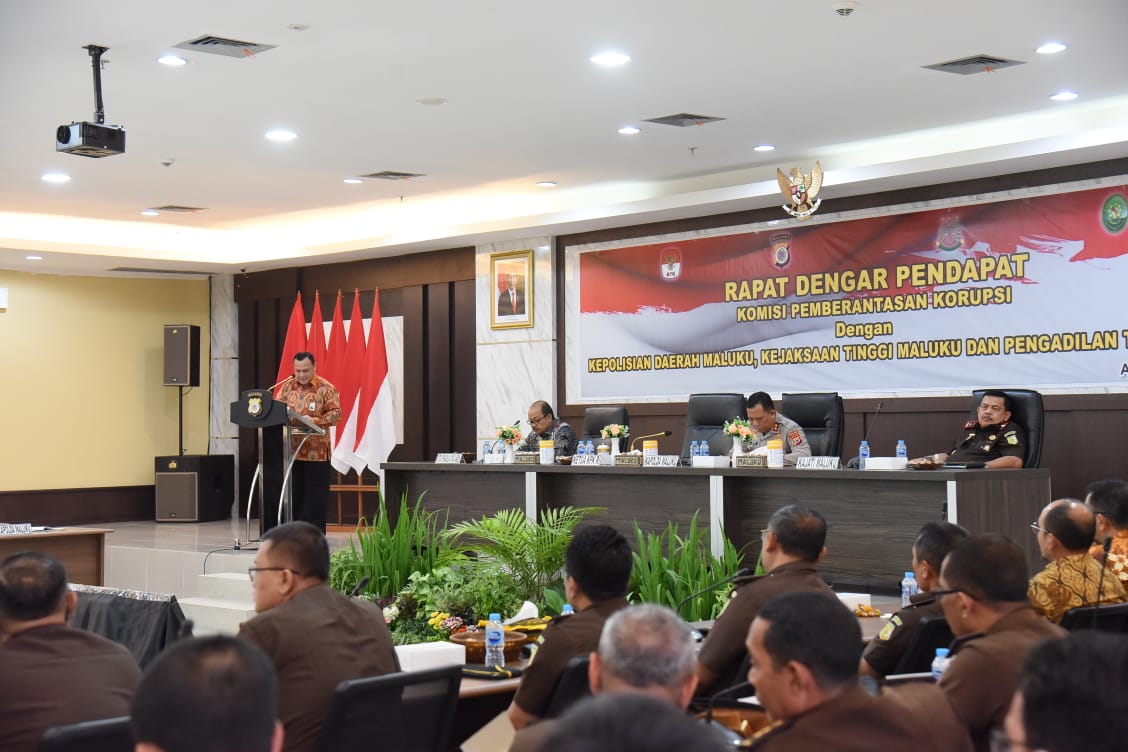 KPK Dengar Pendapat dengan Pengadilan Tinggi, Kejati dan Polda Maluku 1 IMG 20230609 WA0067