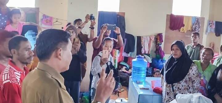 Pemkot Ambon Ijinkan Pengungsi Tempati Lokasi Pasar Gambus 2 IMG 20230612 WA0050