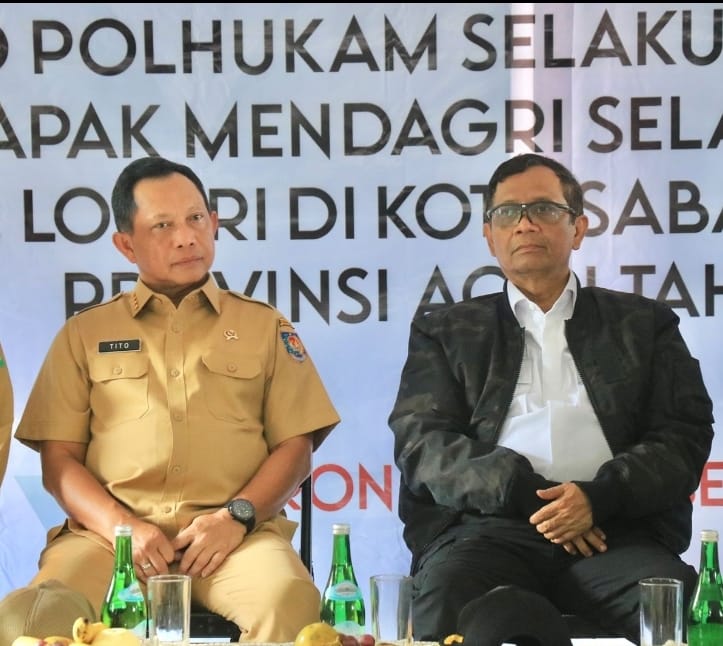 Duet Menko Mahfud MD dan Menteri Tito Pimpin BNPP Resmikan Gerbangdutas 2023 dari Maluku Barat Daya 1 IMG 20230615 WA0000