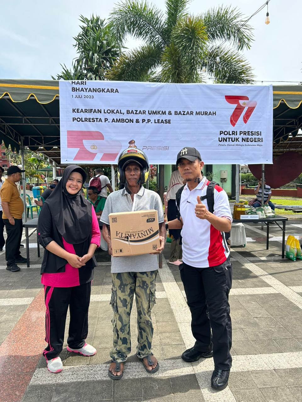 Jelang HUT Bhayangkara Ke 77,Sat Intelkam Polresta P. Ambon & P.P Lease, Gelar Bazar Murah Dan Bazar UMKM 1 IMG 20230617 WA0059