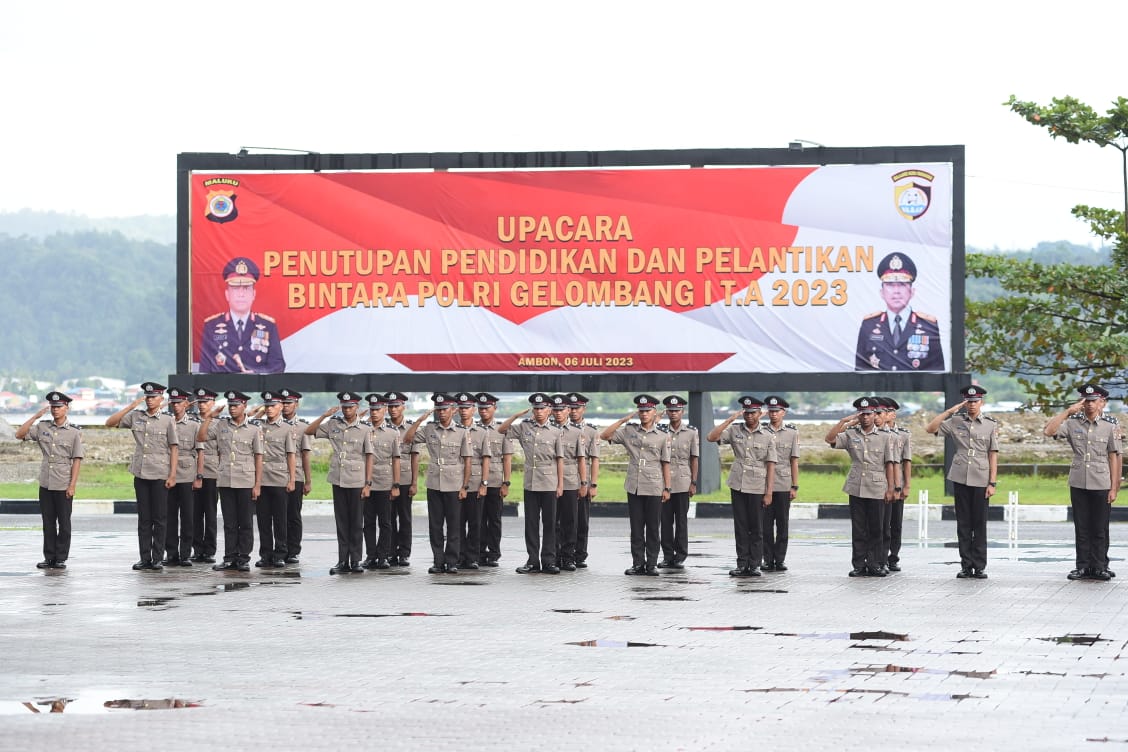 Kapolda Maluku Lantik 144 Personel Bintara Polri 2 IMG 20230706 WA0033