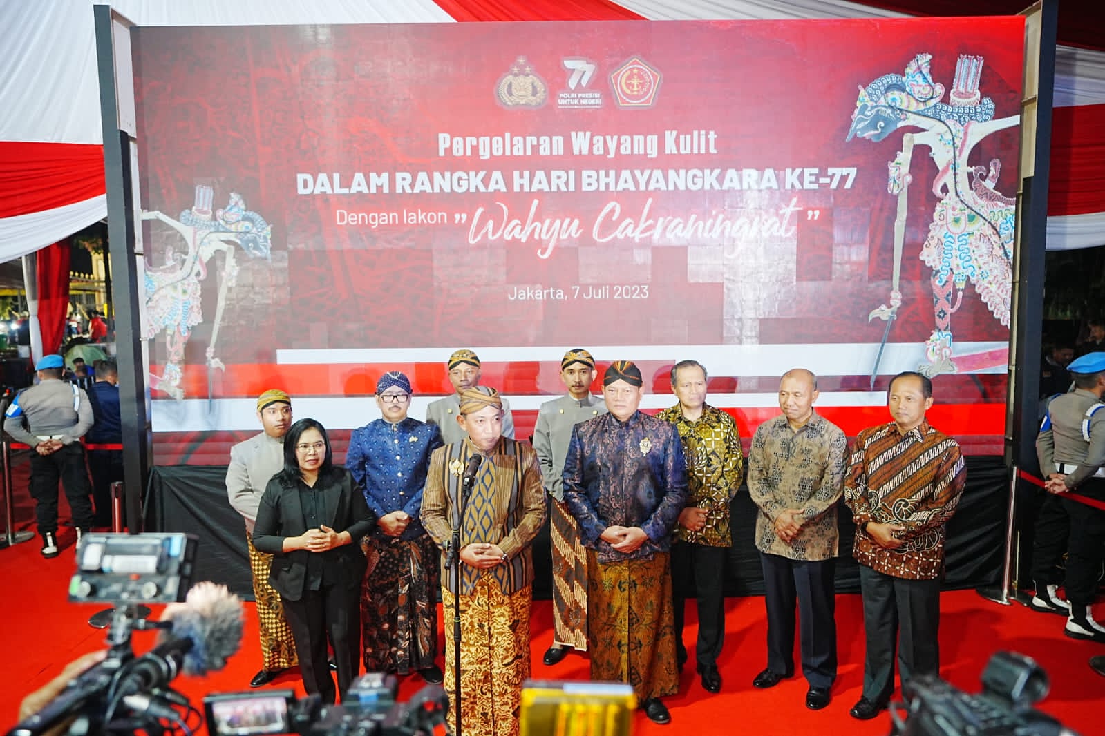 Gelar Wayang Kulit Lakon Wahyu Cakraningrat, Kapolri: Sinergitas TNI, Polri, Rakyat Makin Kuat 1 IMG 20230708 WA0046