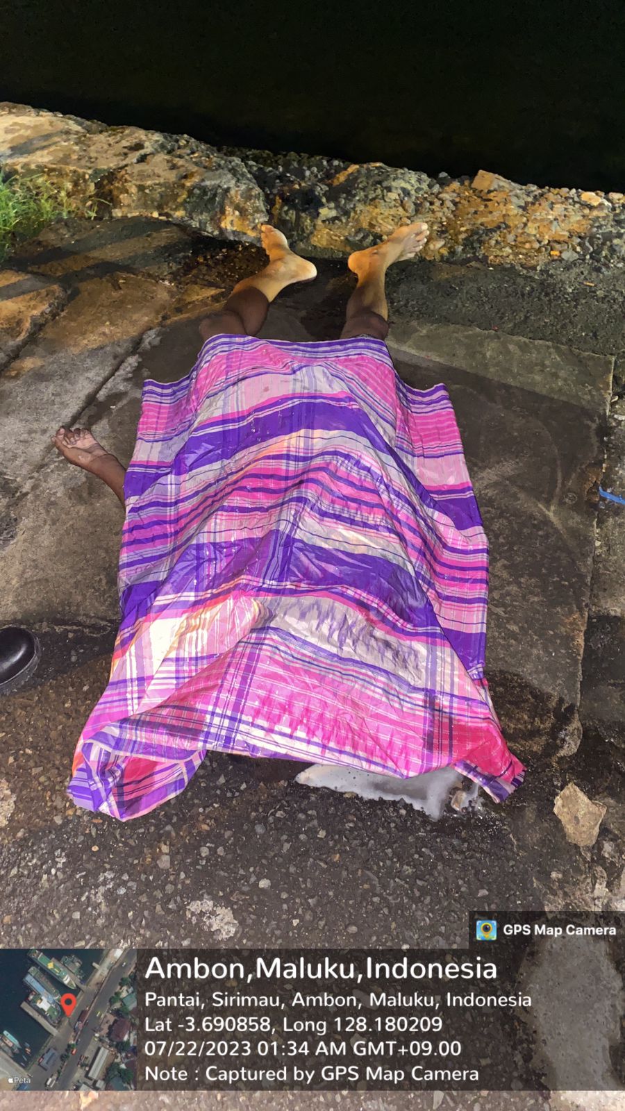 Penemuan Mayat Pada Pelabuhan Slamet Riyadi Ambon 1 IMG 20230722 WA0035