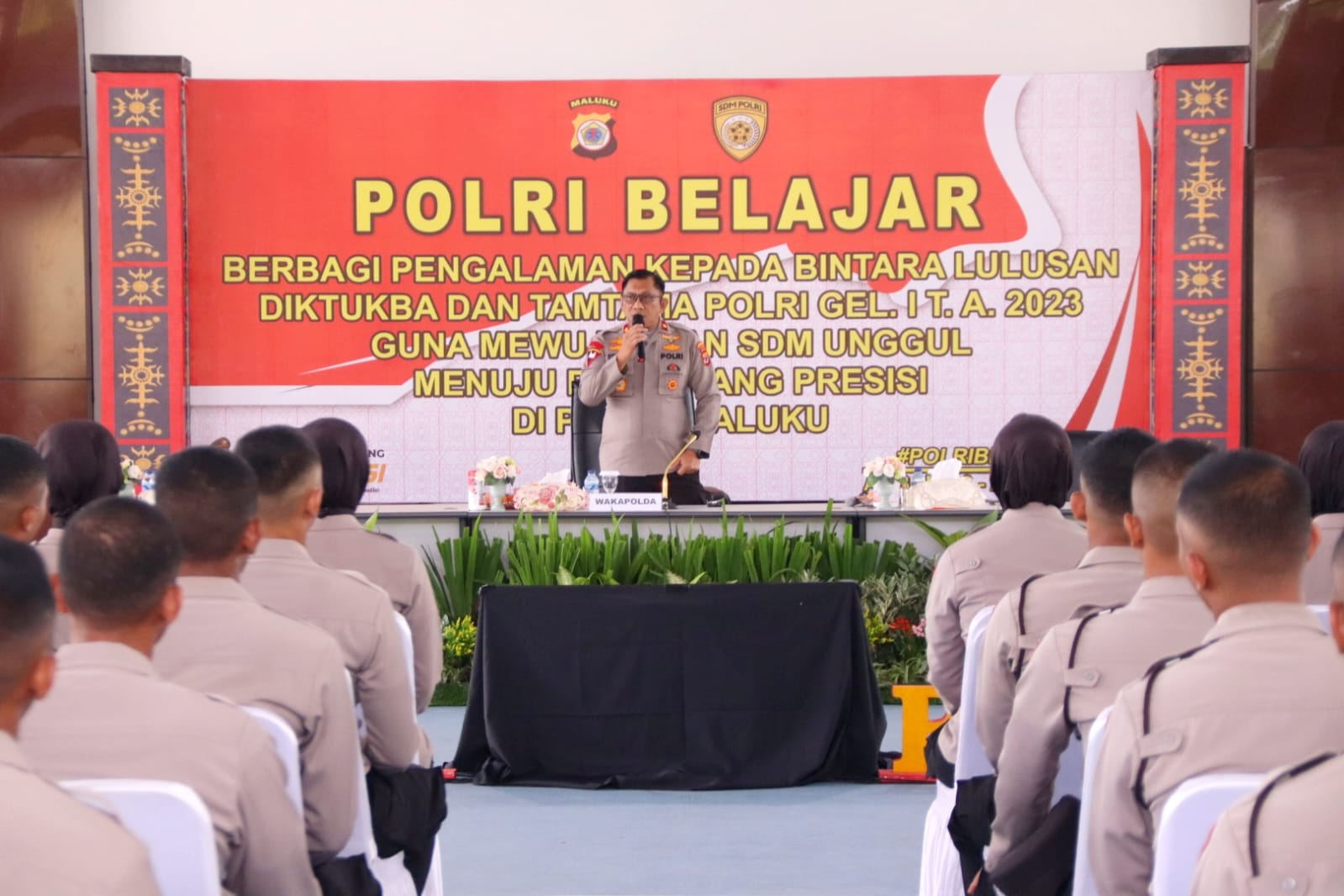 Bekali Bintara dan Tamtama Remaja Polri, Ini Penekanan Wakapolda Maluku 1 IMG 20230726 WA0044