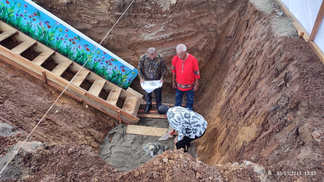 Menteri Investasi Lakukan Peletakan Batu Pertama Pembangunan Sitanala Learning Center GPM 1 IMG 20230730 WA0036