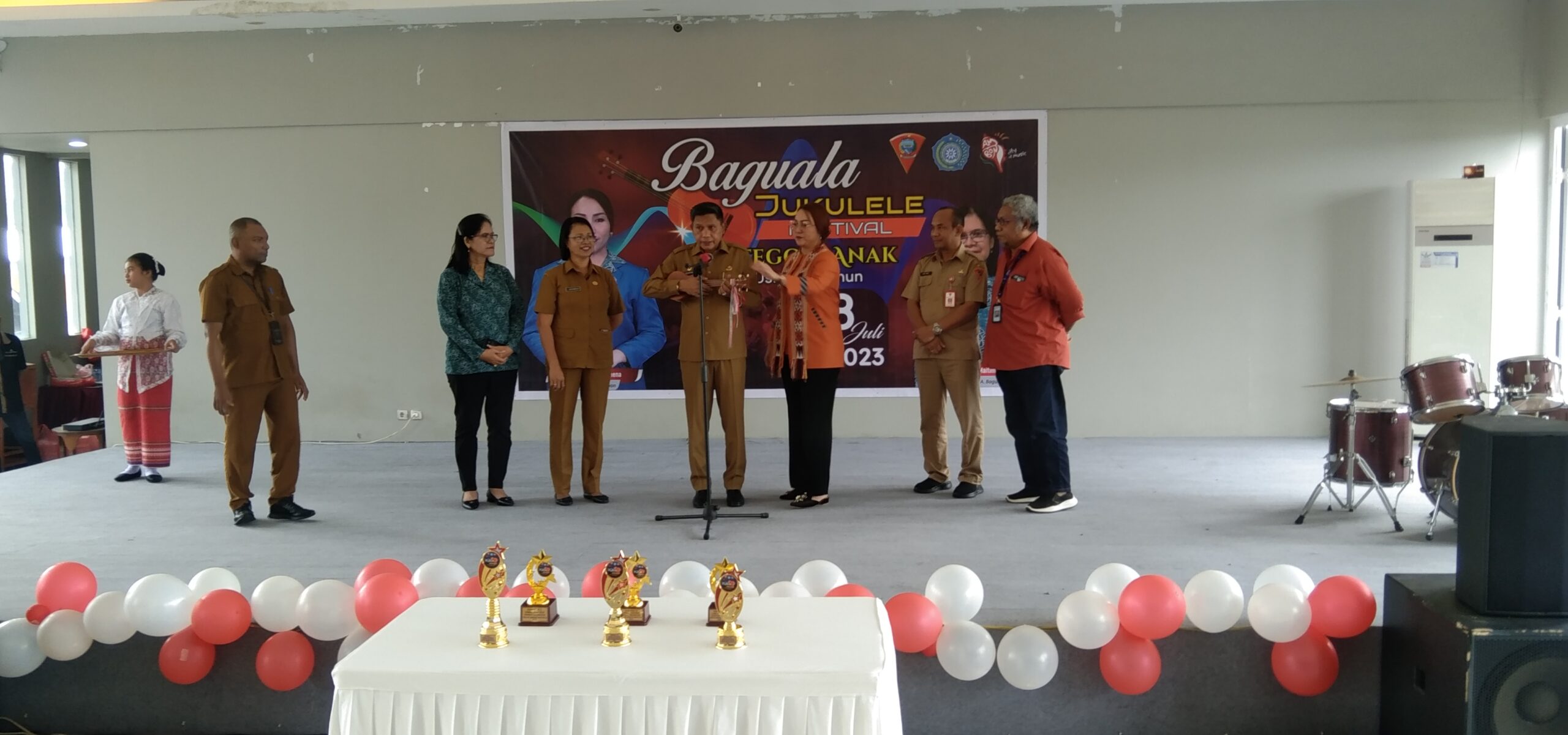 Sambut HUT Kota Ambon, TP-PKK Kecamatan Baguala Gelar Lomba Jukulele 1 IMG 20230718 101025 scaled