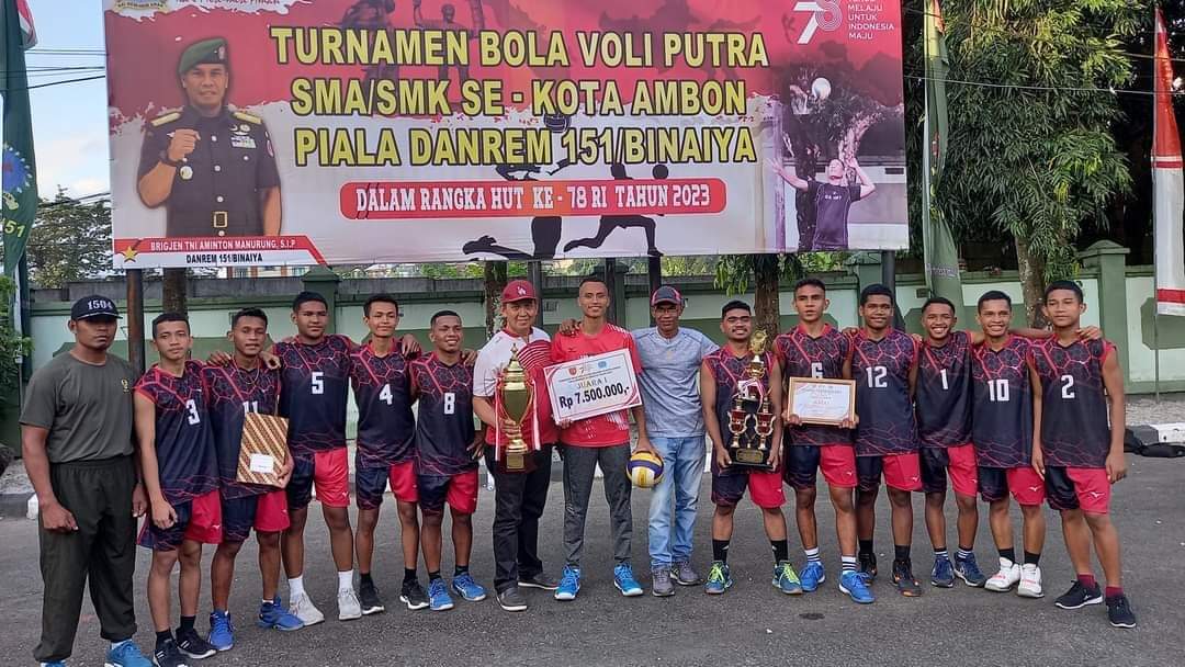 SMAN 4 Ambon Juara I Turnamen Bola Voli 1 IMG 20230815 WA0008