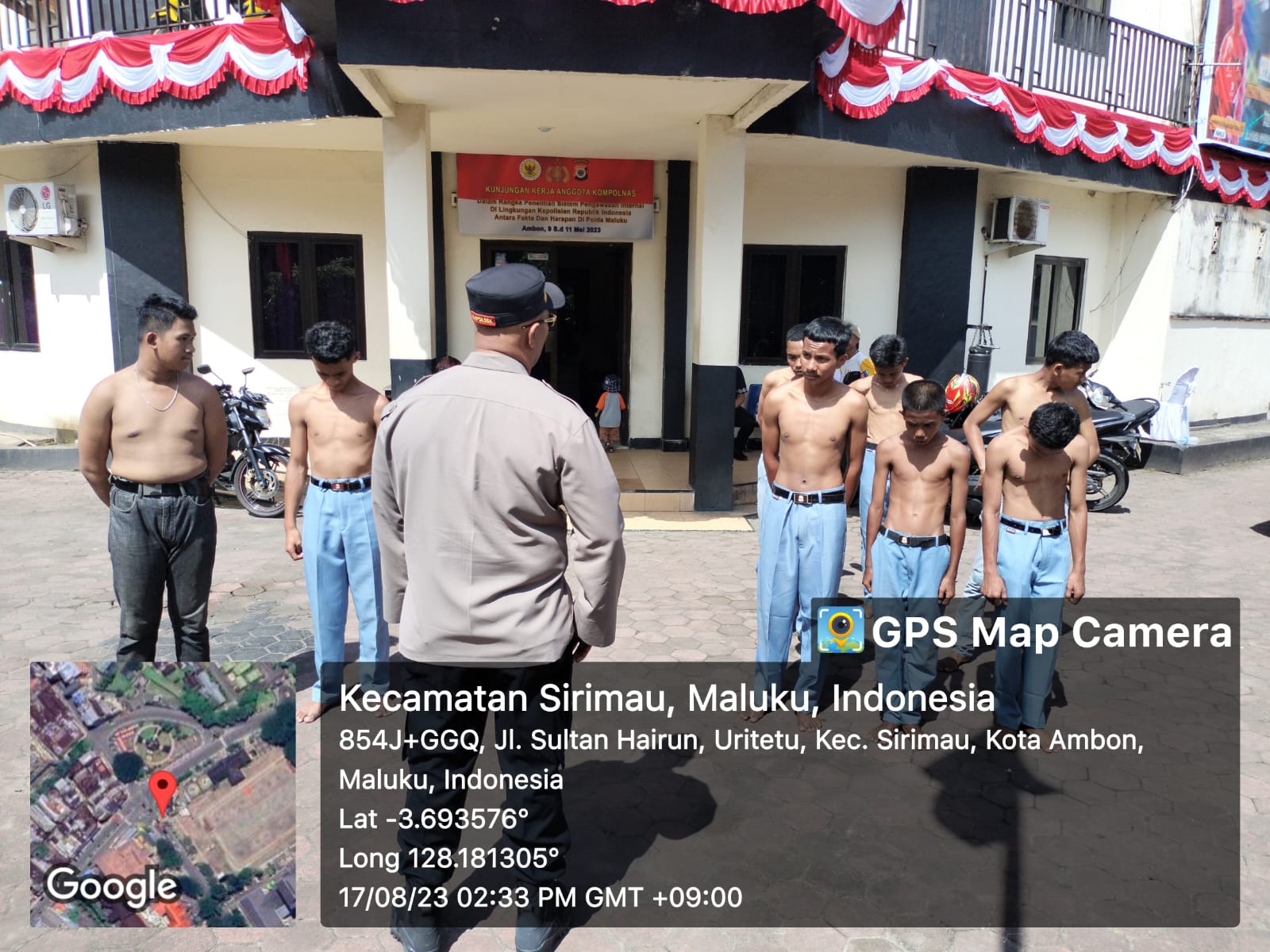 Akibat Tawuran di momen Hut Ke-78 RI, Sejumlah Pelajar diamankan Polsek Sirimau 2 IMG 20230817 WA0077