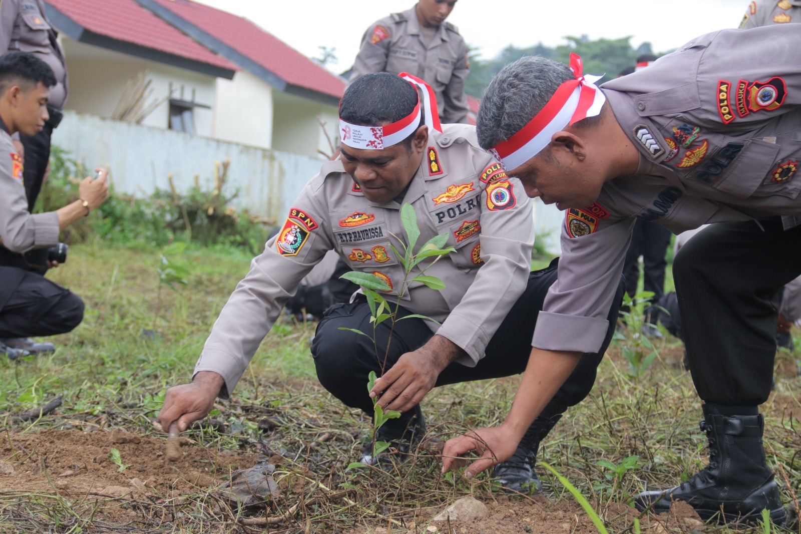 Meriahkan Hari Kemerdekaan RI ke-78 Polda Maluku Tanam Seribu Pohon 1 IMG 20230820 WA0044