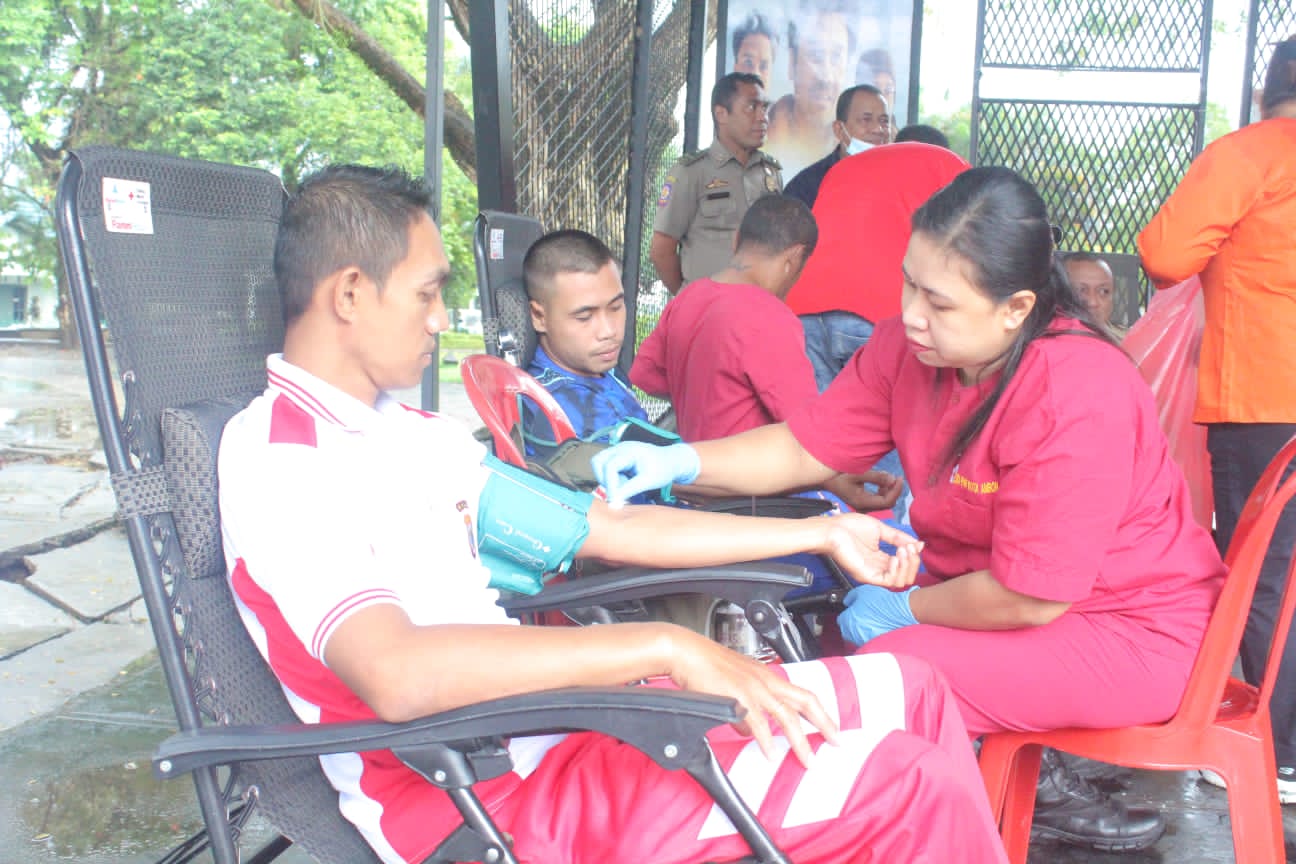 Dharma Wanita Persatuan Kota Ambon Gelar Donor Darah 1 IMG 20230822 WA0047