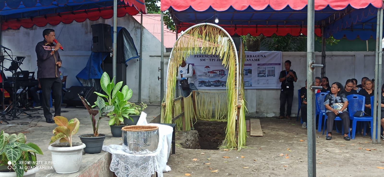 Wali Kota Lakukan Peletakan Batu Pertama Pembangunan Gedung SM-TPI Jemaat Wayame 1 IMG 20230827 WA0023