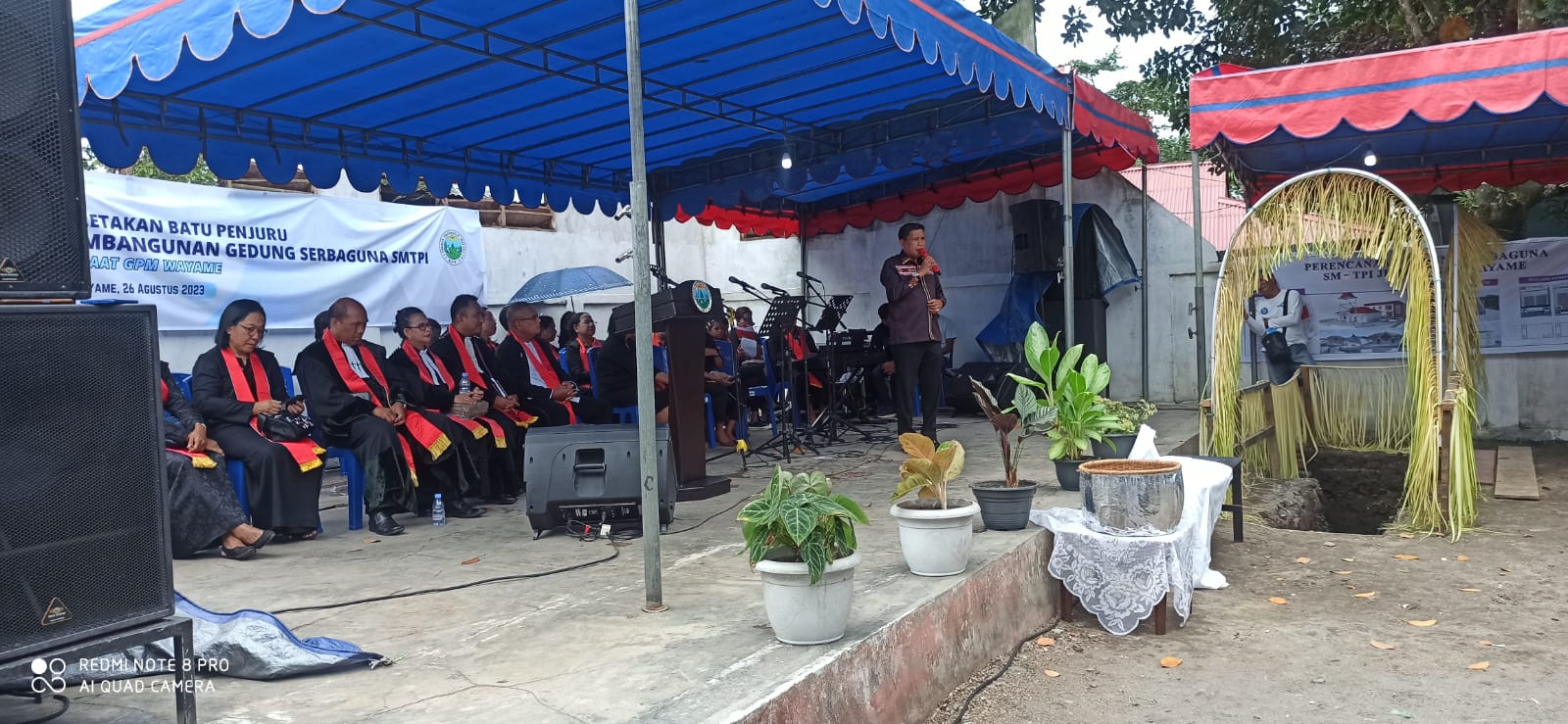Wali Kota Lakukan Peletakan Batu Pertama Pembangunan Gedung SM-TPI Jemaat Wayame 2 IMG 20230827 WA0024
