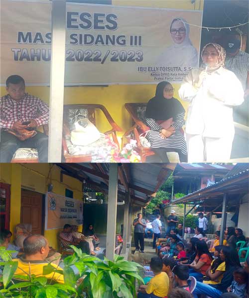 Kunjungi Warga Kota Di Rt.002/04 Nusaniwe, Toisutta Diberikan Hadiah Komitmen Politik dan Dukungan Doa 2 reses RT.002