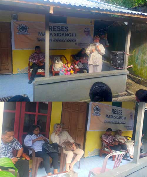 Kunjungi Warga Kota Di Rt.002/04 Nusaniwe, Toisutta Diberikan Hadiah Komitmen Politik dan Dukungan Doa 1 reses di Rt.002