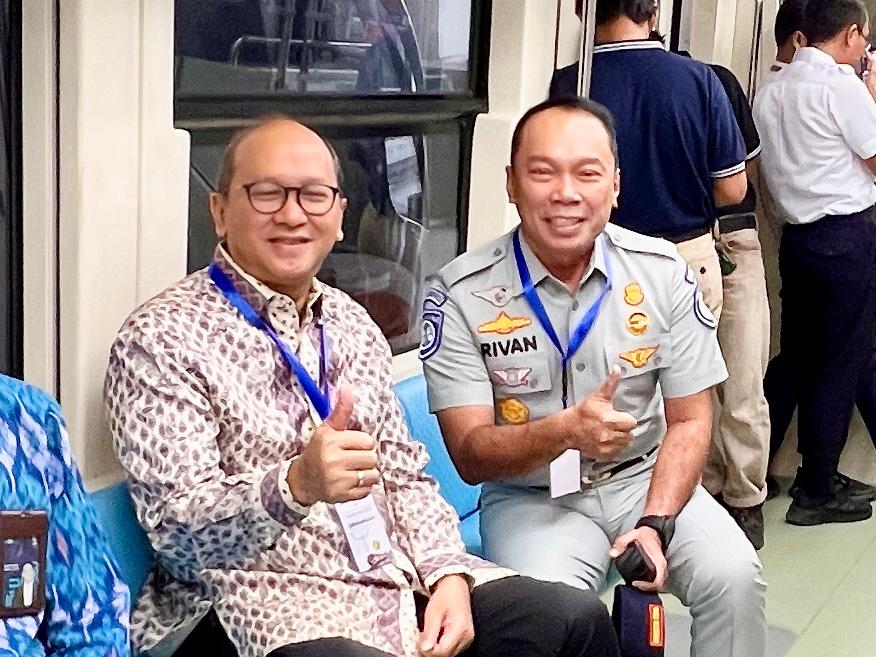 Wamen BUMN dan Dirut Jasa Raharja : LRT Moda Transportasi yang Praktis Bagi Masyarakat 1 IMG 20230903 WA0034