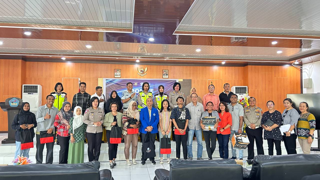 Jasa Raharja Cabang Maluku Bersama Direktorat Lalu Lintas Polda Maluku Melakukan Sosialisasi Bertajuk Police Go To Campus 1 IMG 20230915 WA0002