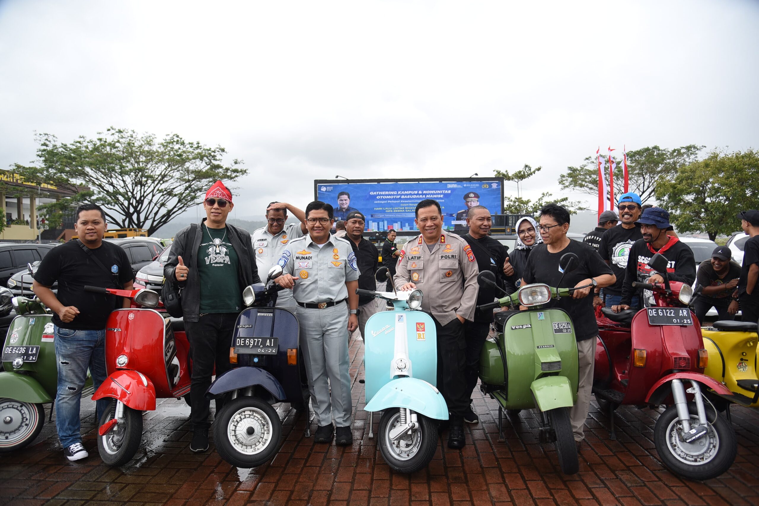 Polda Maluku Gelar Gathering Kampus dan Komunitas Otomotif "Basudara Manise" Pelpor Keselamatan Berlalulintas 1 IMG 20230915 WA0037 scaled