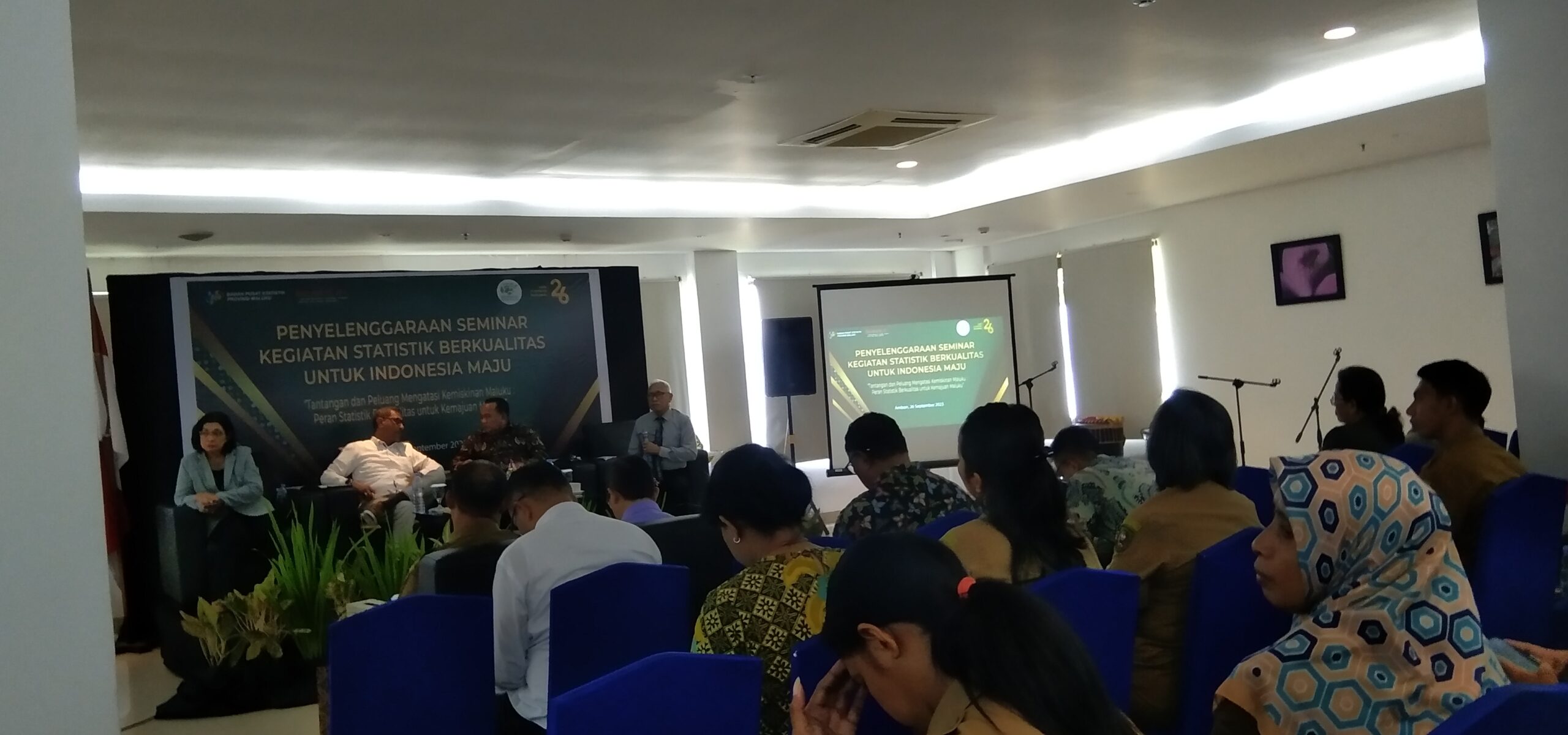 Peringati HUT ,BPS Maluku Gelar Seminar Kegiatan Statistik Berkualitas Indonesia Maju 2 IMG 20230926 121304 scaled