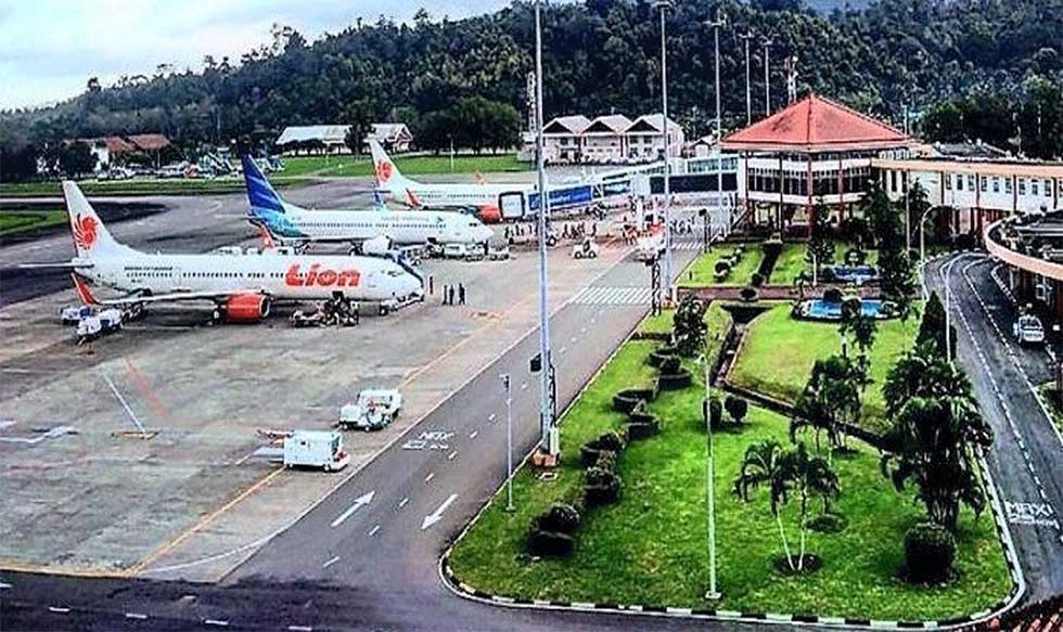 Juli 2023,Transportasi Udara Provinsi Maluku Alami Penurunan 1 Pesawat