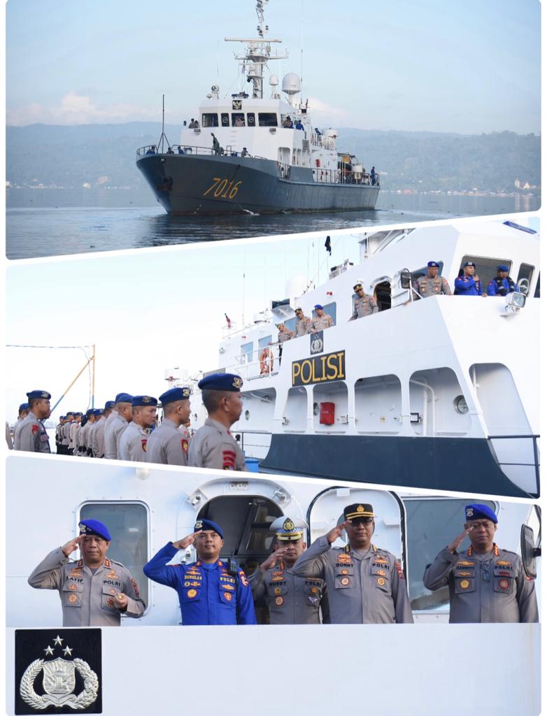 Kapolda Lakukan Safari Kamtibmas Pemilu Damai ke SBT dengan Kapal Polair 1 IMG 20231006 WA0044