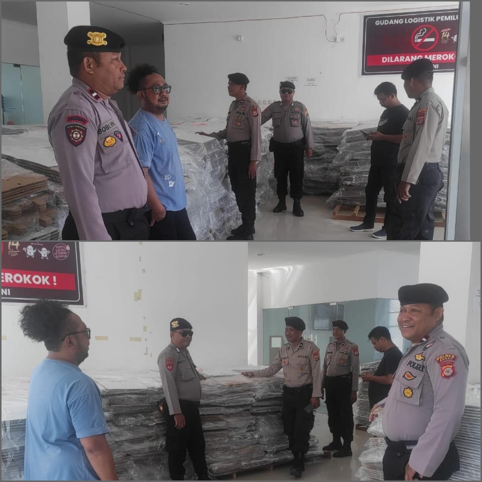Polisi Awasi Ketat Gudang Logistik Pemilu 1 IMG 20231123 WA0061