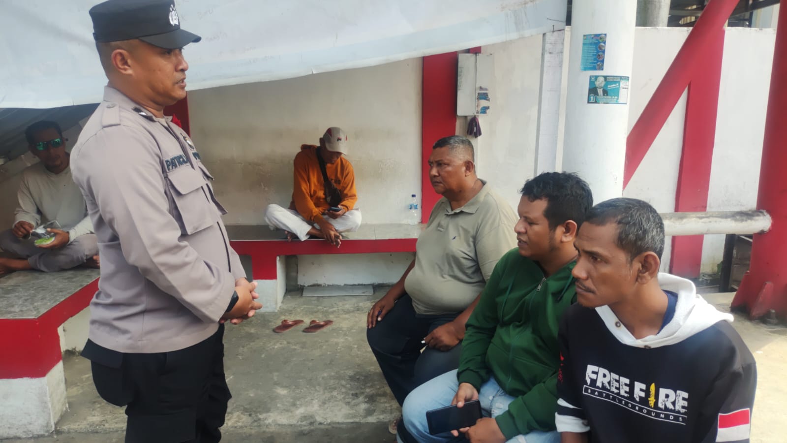 Satgas Preemtif OMB Polresta ambon ajak warga bersama jaga harkamtibmas 1 IMG 20231201 WA0033