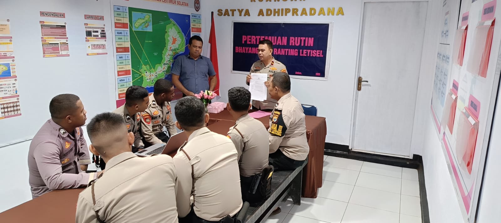 Polsek Leitisel Gelar Pelatihan Peningkatan Kualitas Pelayanan dan Laporan Polisi 1 IMG 20231201 WA0034
