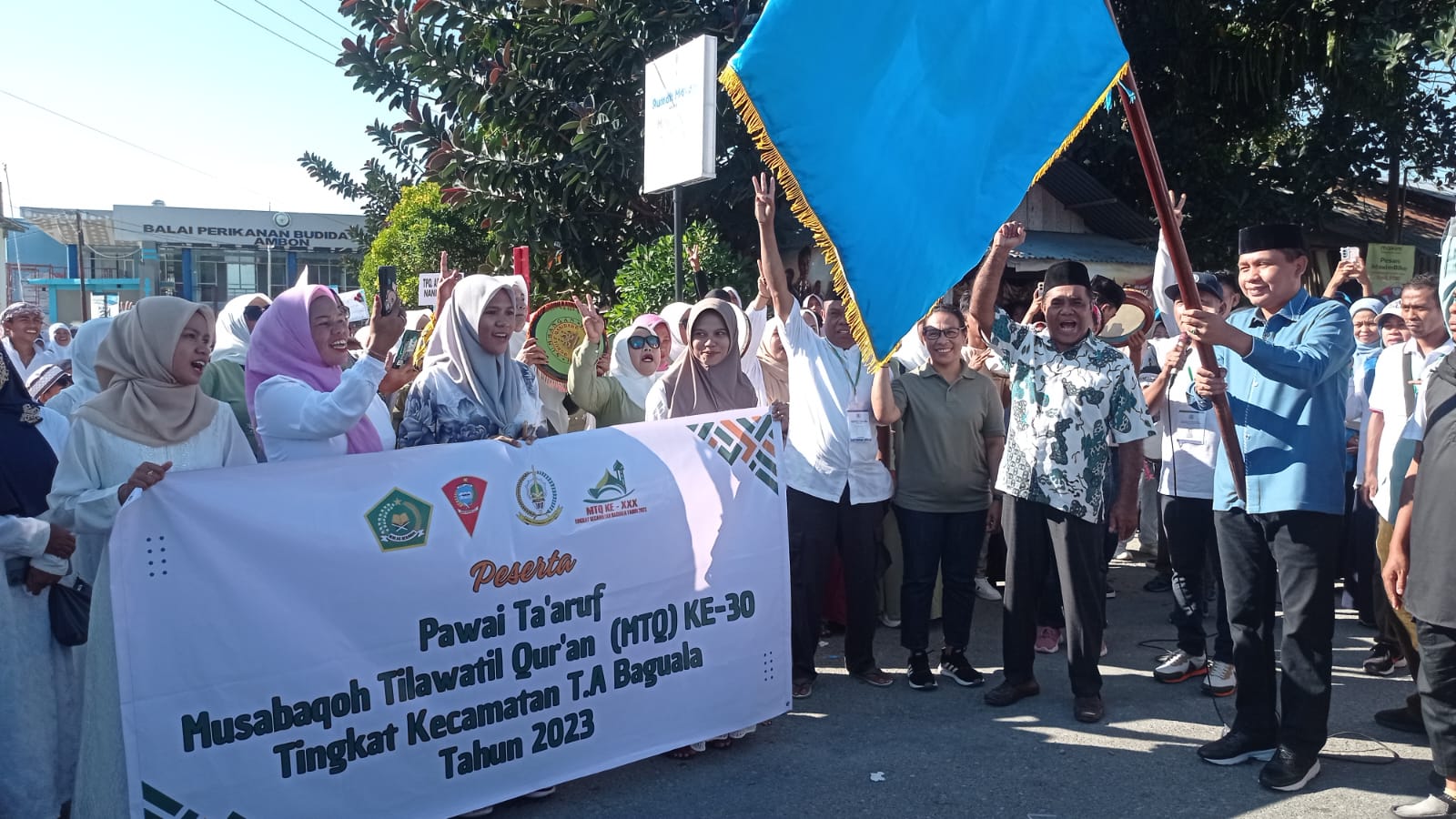 Wali Kota Ambon Lepas Pawai Ta'aruf Dalam Rangka MTQ 2 IMG 20231208 WA0027