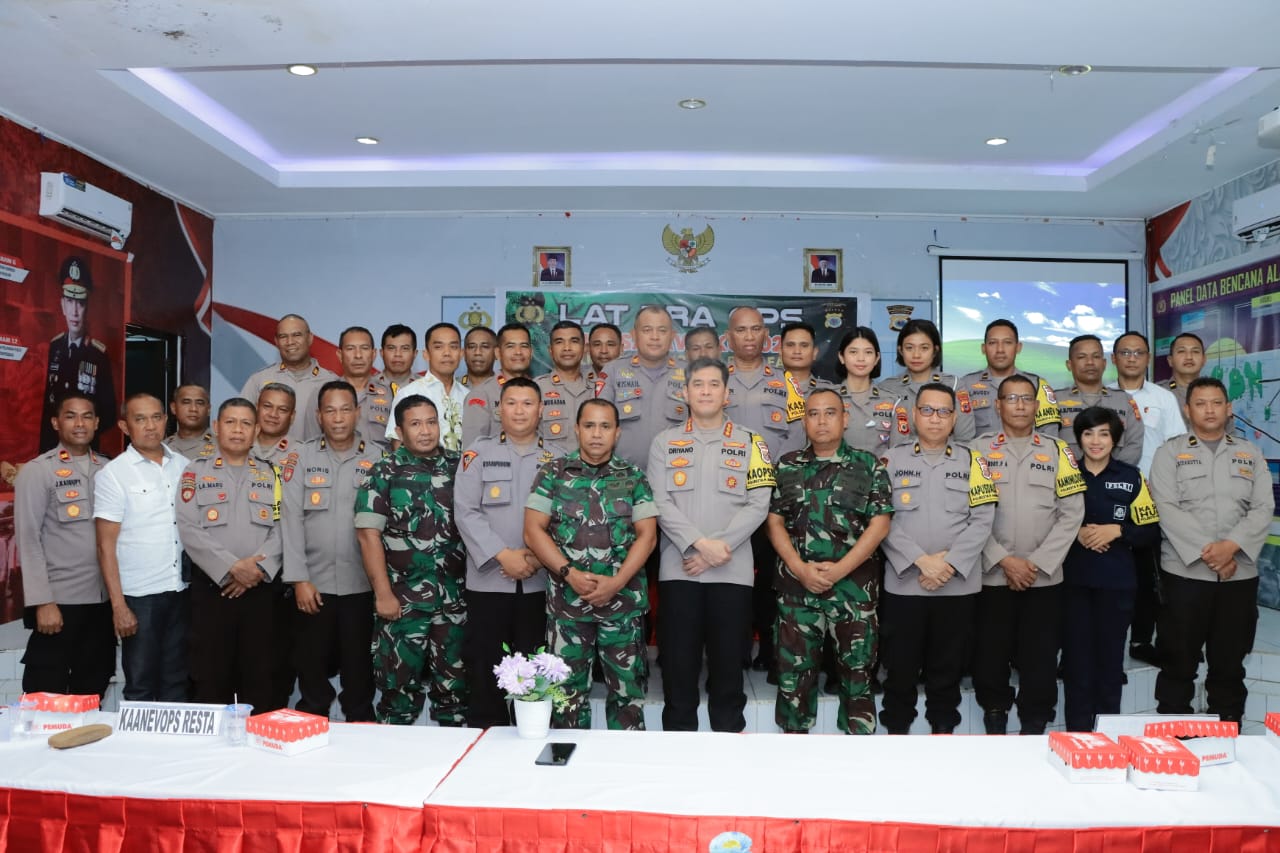 Siap Amankan Natal dan Tahun Baru Polresta Ambon Gelar Lat Pra Ops Lilin Salawaku 1 IMG 20231221 WA0017