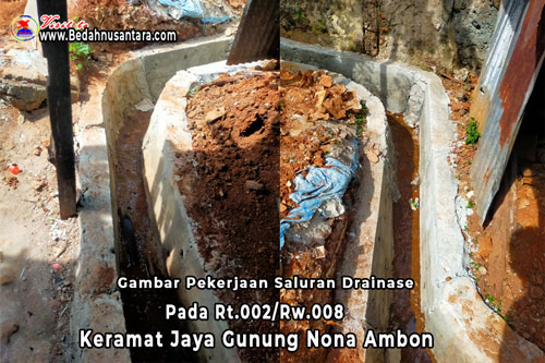 Pekerjaan Saluran Drainase Kramat Jaya Yang Amburadul Di Keluhkan Masyarakat Sekitar 3 Got Wara 3