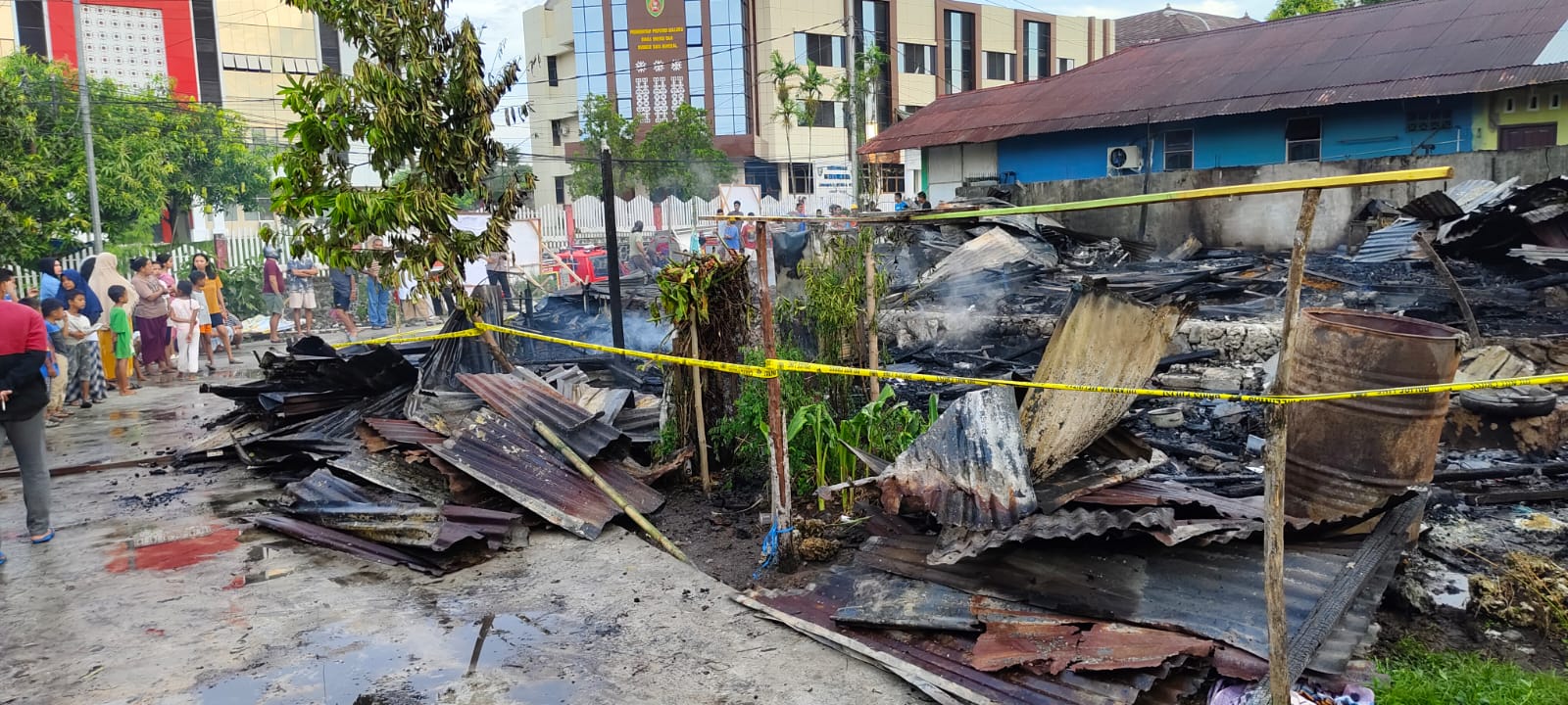 Awal Tahun,Si Jago Merah Kembali Lahap Satu Rumah Dan Tempat Usaha 1 IMG 20240103 WA0038