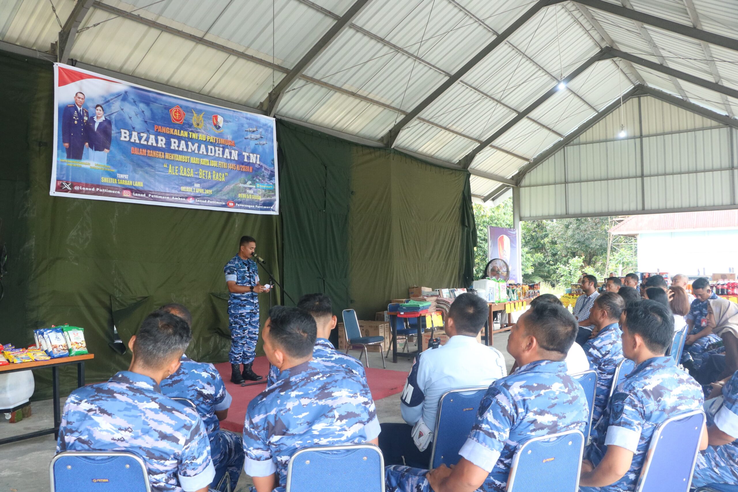 Sambut Hari Raya Idul Fitri 1445H/2024M, Lanud Pattimura Ambon Gelar Bazar Ramadhan TNI. 1 IMG 20240402 WA0032 scaled