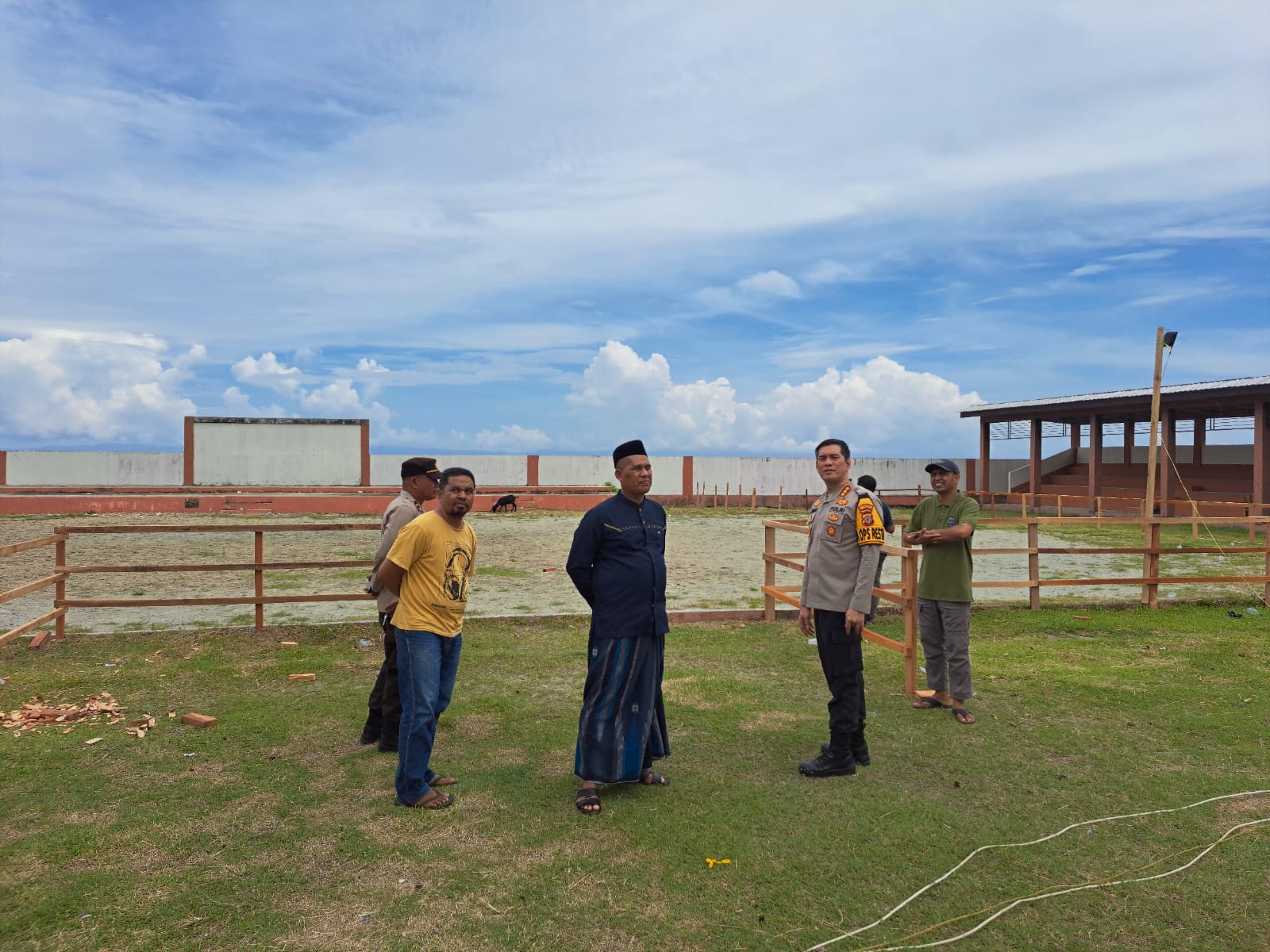 Cek Kesiapan Tradisi Adat Pukul Sapu, Kapolresta Kunjungi Mamala-Morela 1 IMG 20240414 WA0013