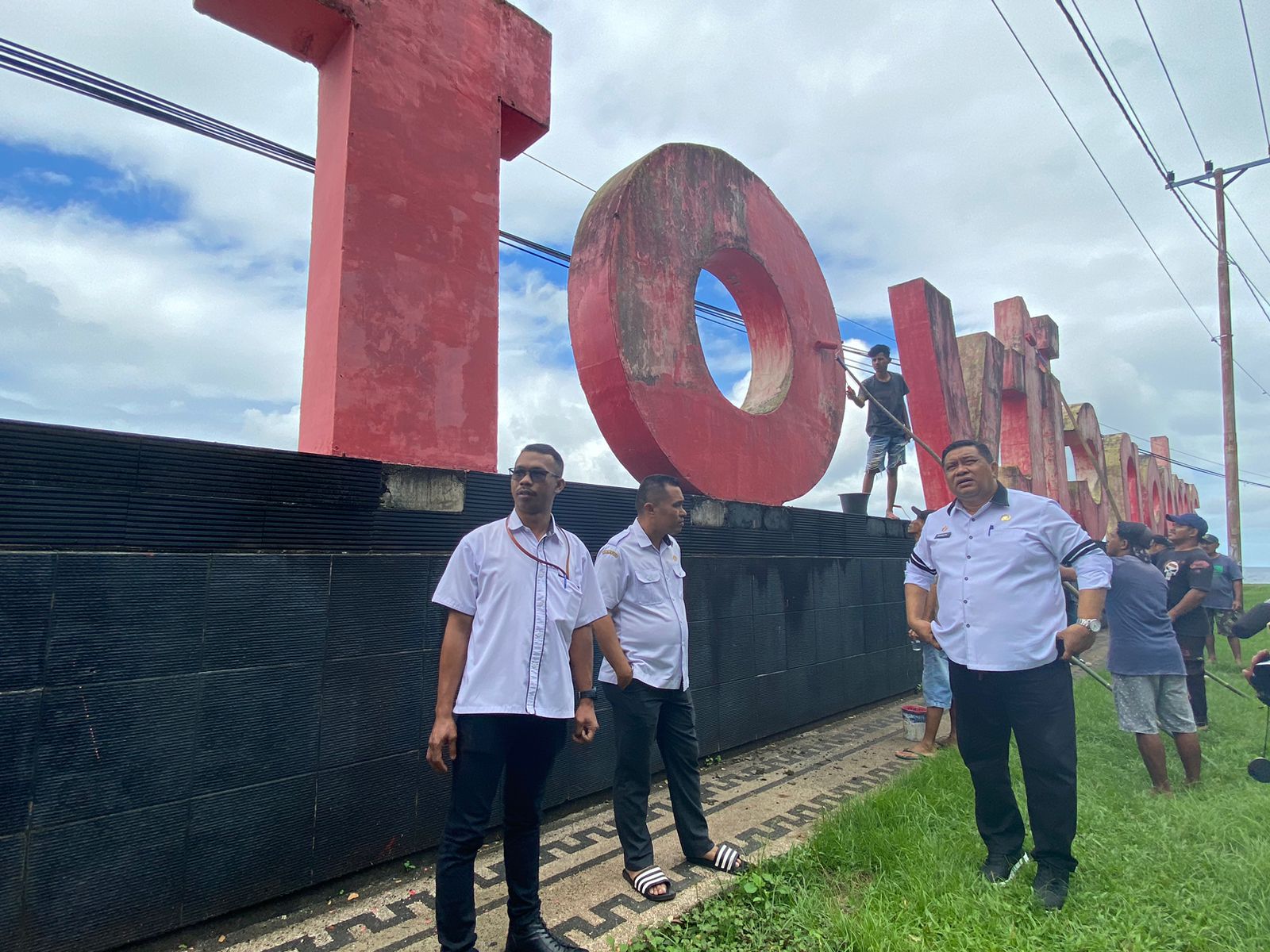 Terlihat Pudar, Pemkot Cat Tulisan Ambon City of Music 1 IMG 20240731 WA0025
