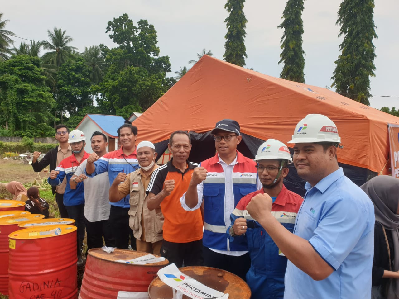 Pertamina Pastikan Ketersediaan BBM Evakuasi Banjir Bandang di Kelurahan Rua Ternate 1 IMG 20240827 WA00191