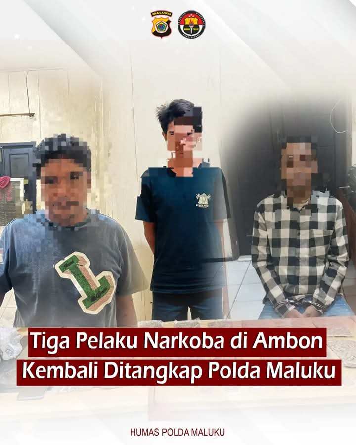 Reserse Narkoba Polda Maluku Kembali Berhasil Menangkap Tiga Pelaku Narkoba 1 FB IMG 1738332830698