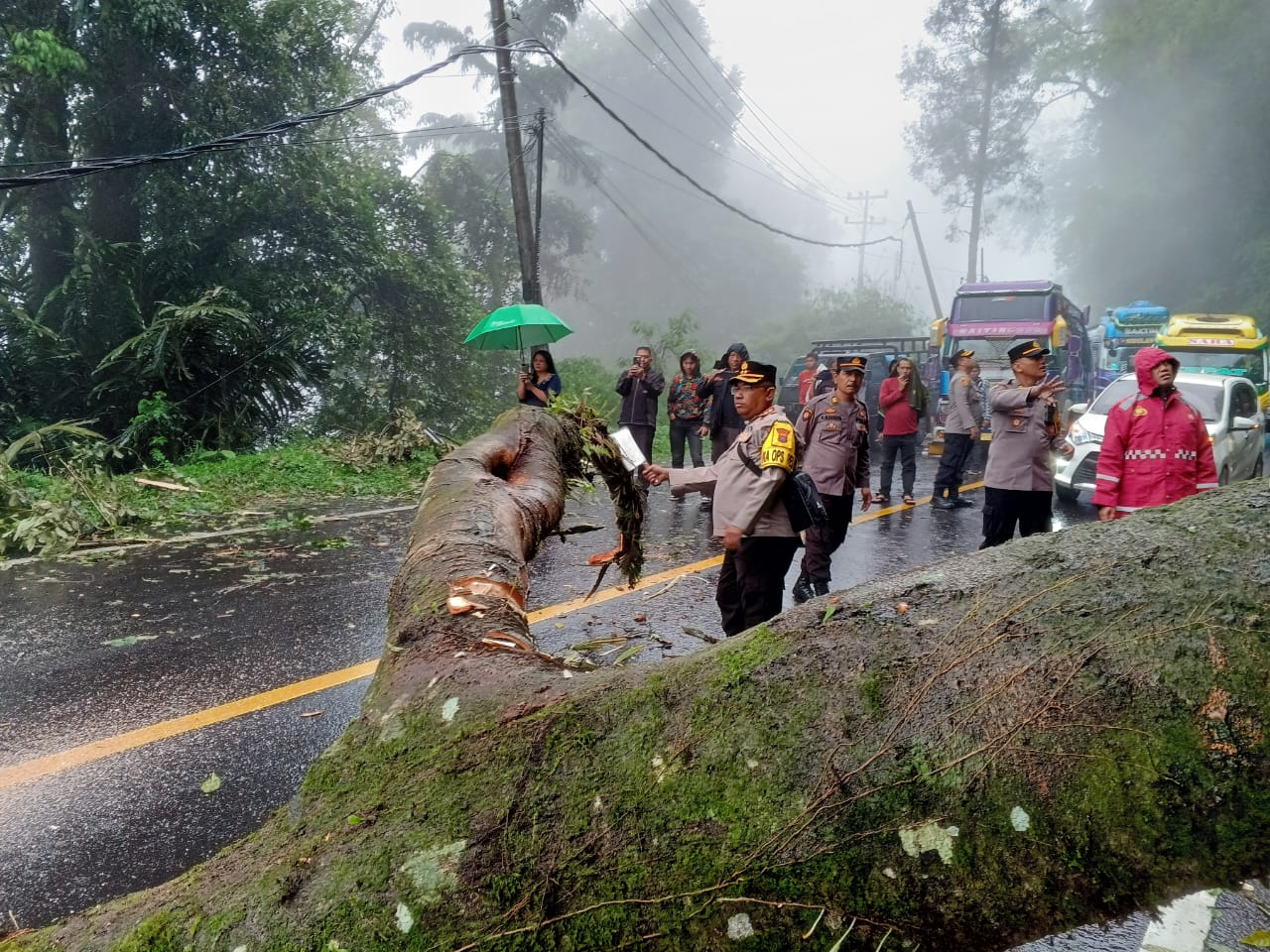 Akses Jalur Medan-Brastagi Terputus, TNI-Polri Bersinergi Lakukan Evakuasi 1 IMG 20250112 WA0018