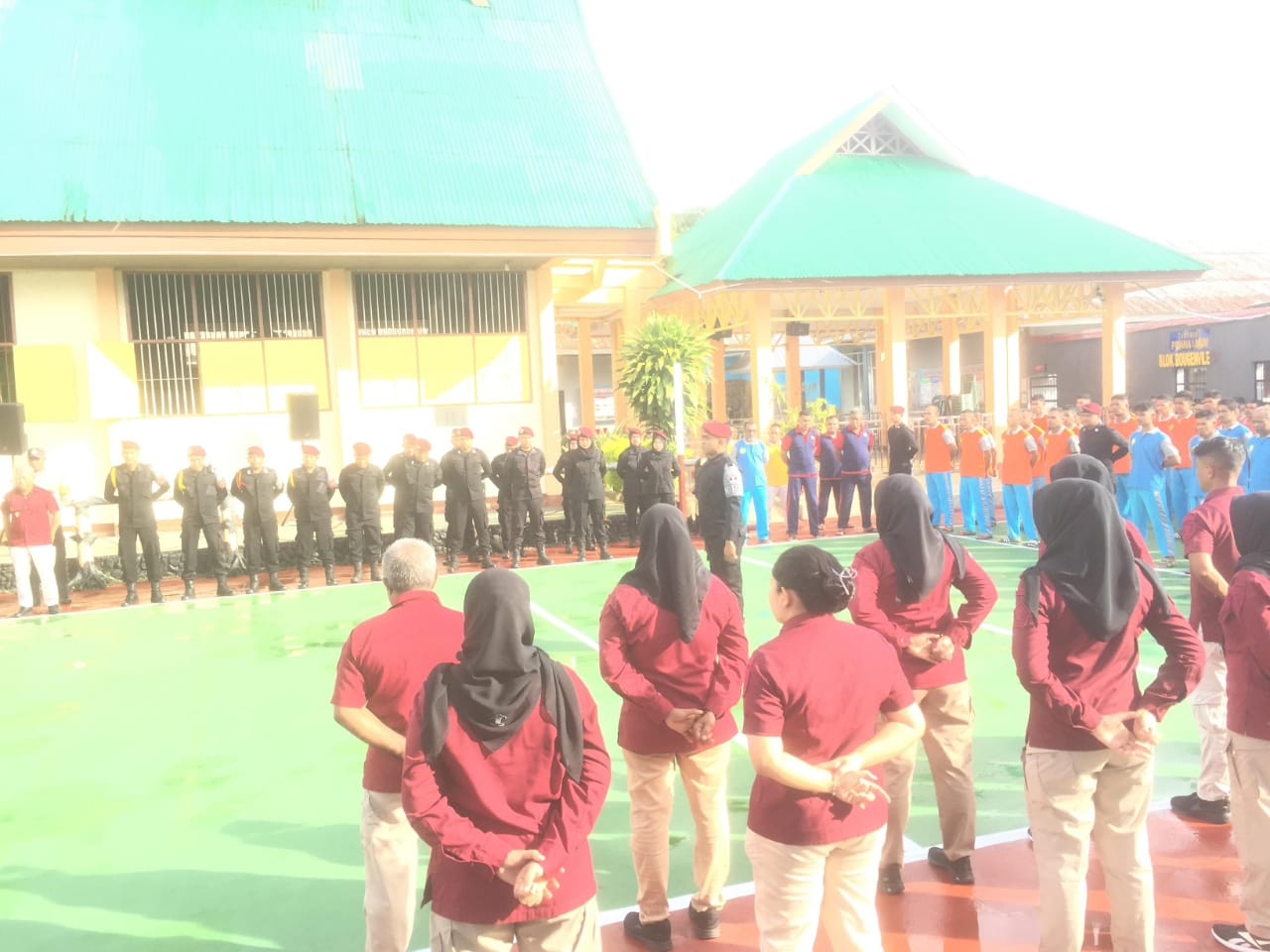 Rutan Kelas IIA Ambon Gelar Apel Dan Penandatanganan Deklarasi Penanggulangan Halinar 1 IMG 20250131 WA0038