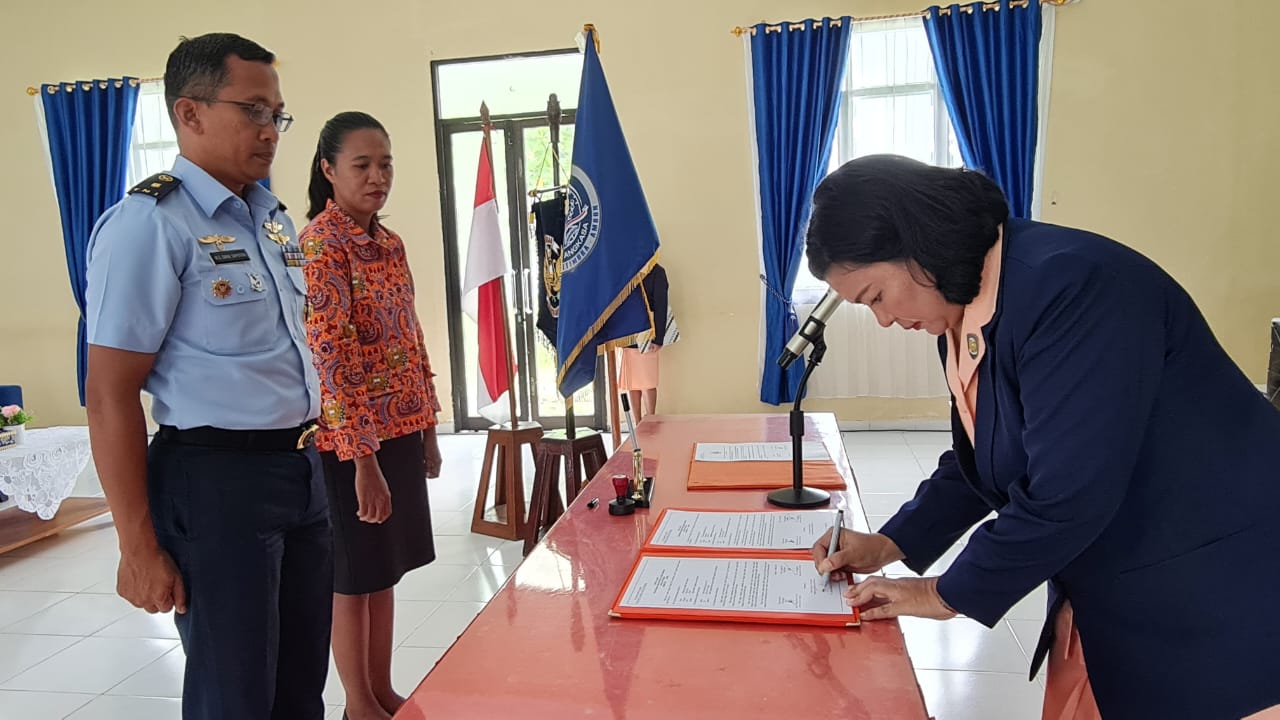 Serah Terima Jabatan Kepala Sekolah SMA Angkasa Lanud Pattimura Ambon 1 IMG 20250312 WA0004