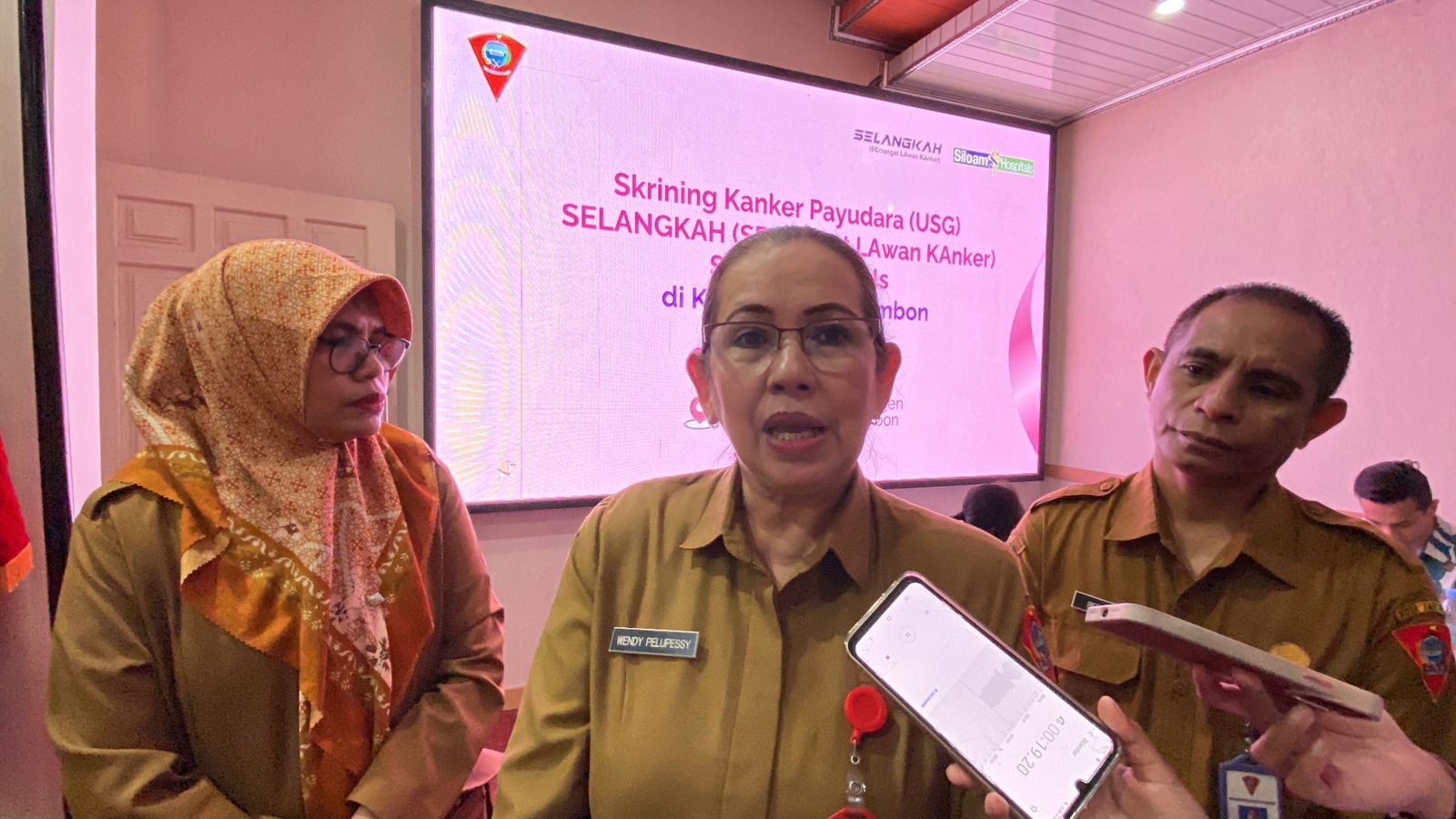 Dinas Kesehatan Kota Ambon mendukung penuh program "SELANGKAH (Semangat Lawan Kanker)" 1 IMG 20250526 WA0014