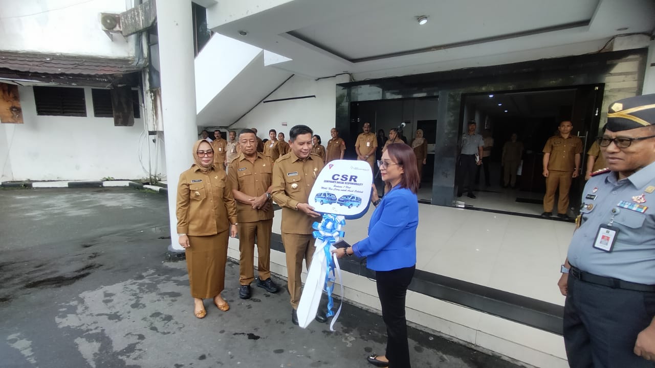Bank Pembangunan Daerah Maluku dan Maluku Utara (BPDM) memberikan bantuan CSR, kepada pemerintah kota Ambon, berupaya 1 unit mobil 1 IMG 20250624 WA0004